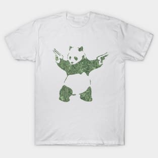 Banksy Destroy Racism Be Like A Panda by US dollar T-Shirt